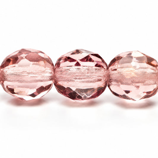 Faceted Special Cut Beads, Transparent Light Amethyst (20020), Glass, Czech Republic