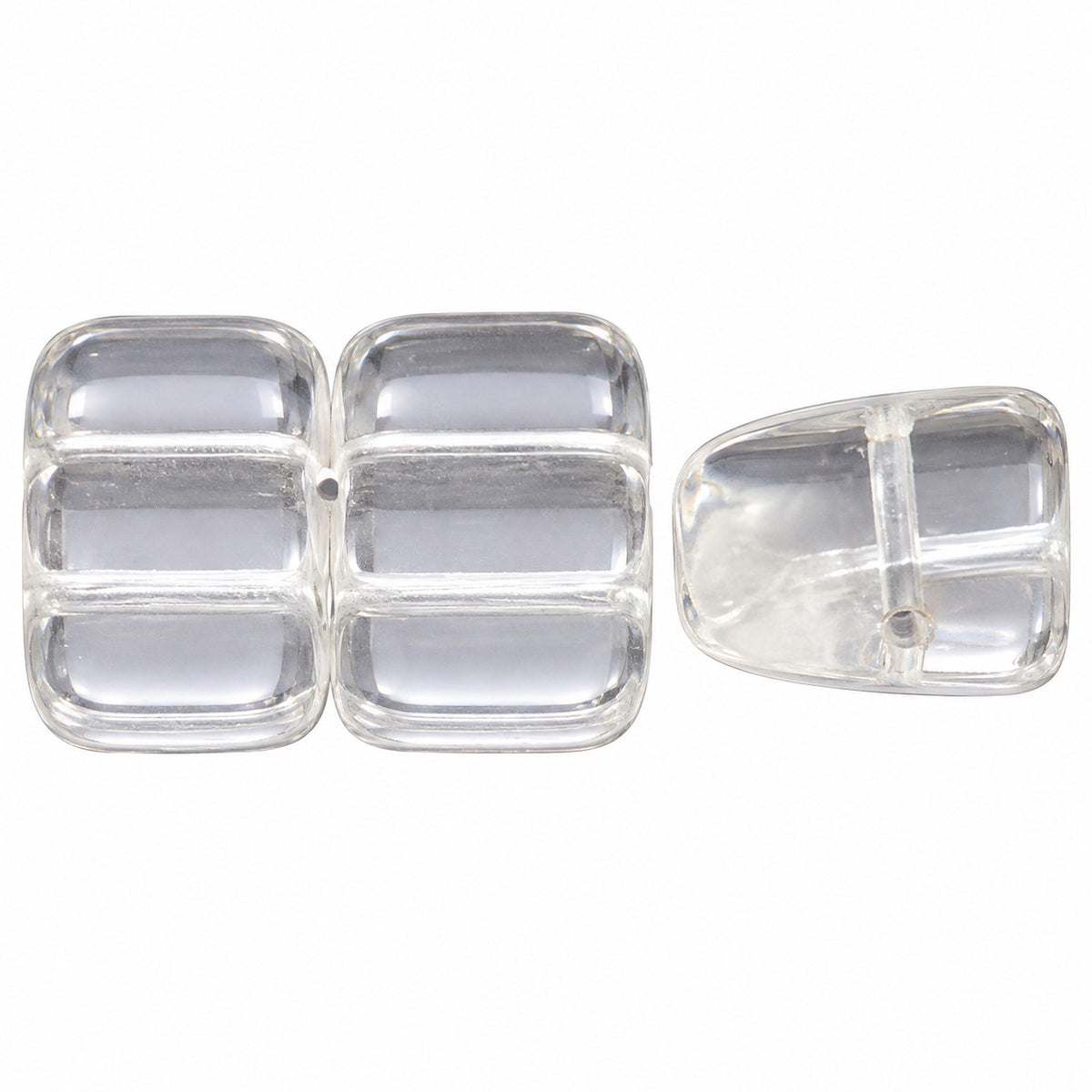 Carrier Beads, Crystal (30), Glass, Czech Republic