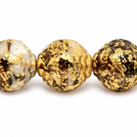 Wasp Special Cut Faceted Fire Polished Beads, X1026 47901 (x1026-47901), Glass, Czech Republic