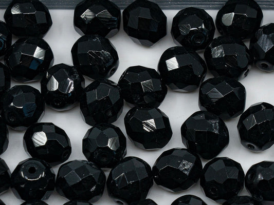 OUTLET Faceted Round Beads, 12 mm, Glass, Czech Republic