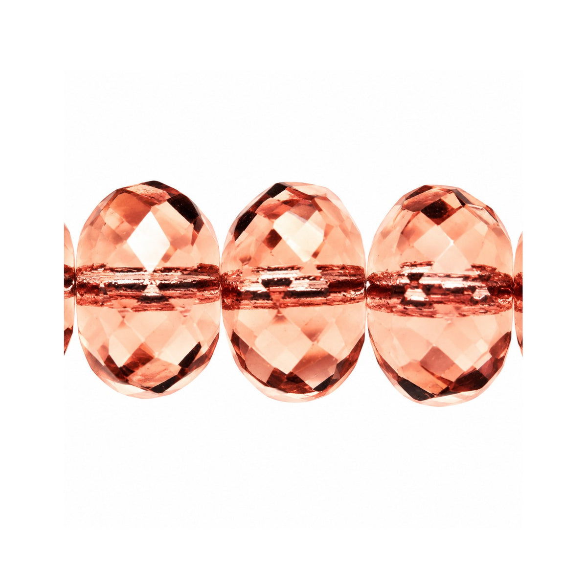 Special Cut Faceted Fire Polished Beads, Transparent Light Amethyst (20020), Glass, Czech Republic