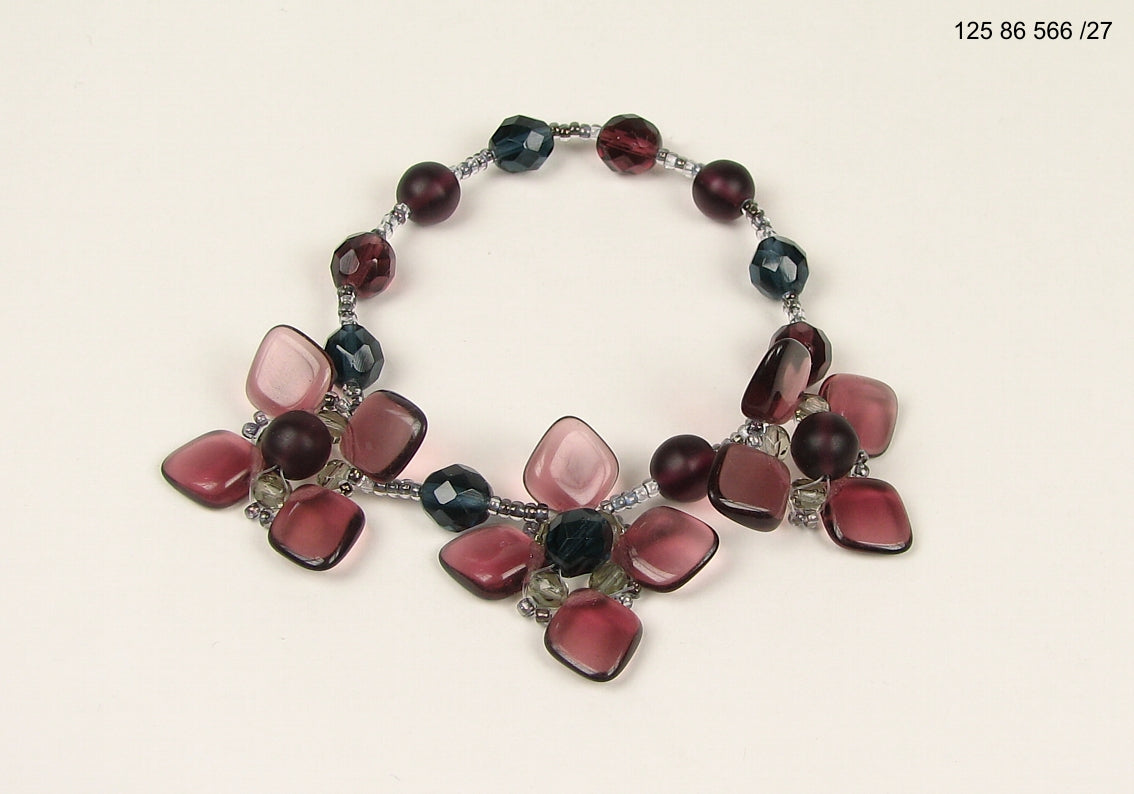 3 pcs Jewelry piece with Czech Glass Beads (OUTLET Vintage)