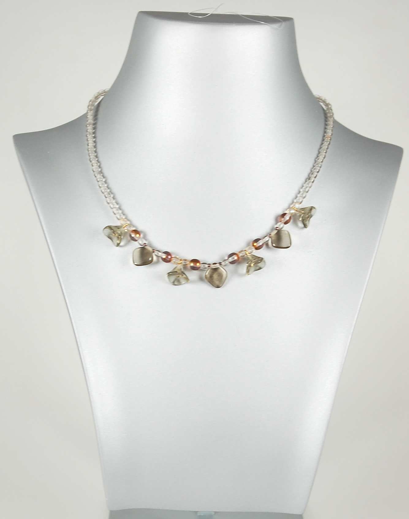 3 pcs Jewelry piece with Czech Glass Beads (OUTLET Vintage)