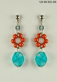 3 pcs Jewelry piece with Czech Glass Beads (OUTLET Vintage)