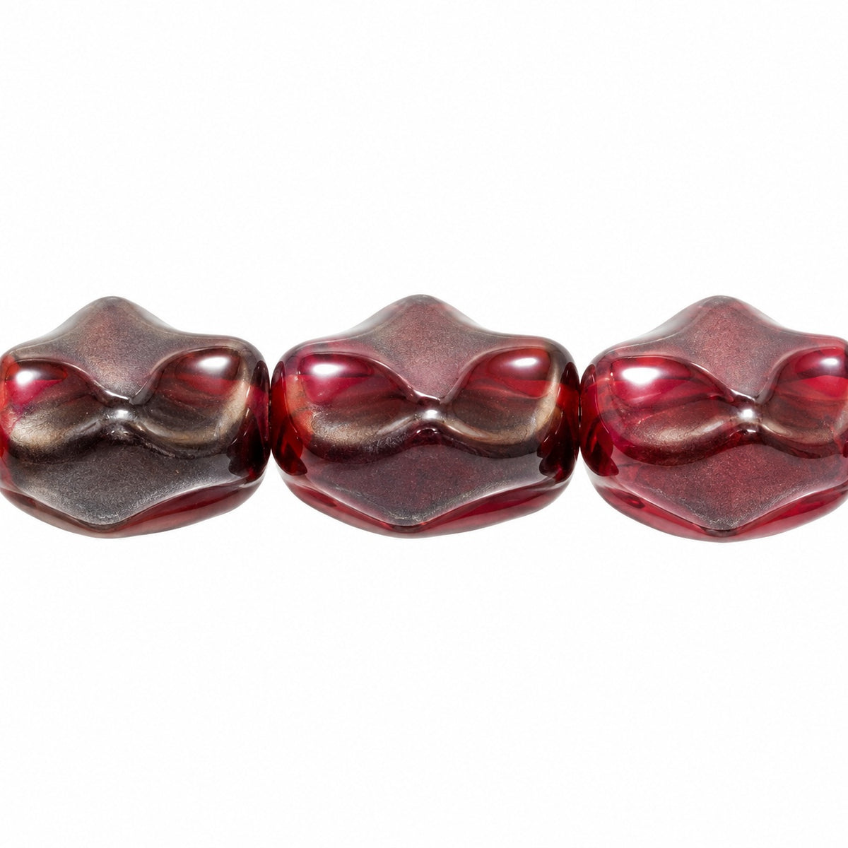Big Oval Beads, X1889 (x1889), Glass, Czech Republic