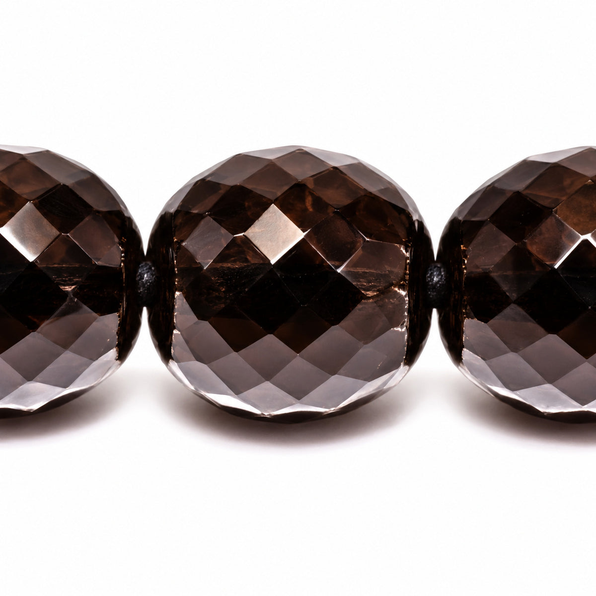 Faceted Round Fire Polish Beads - Small Cut, Black (23980), Glass, Czech Republic