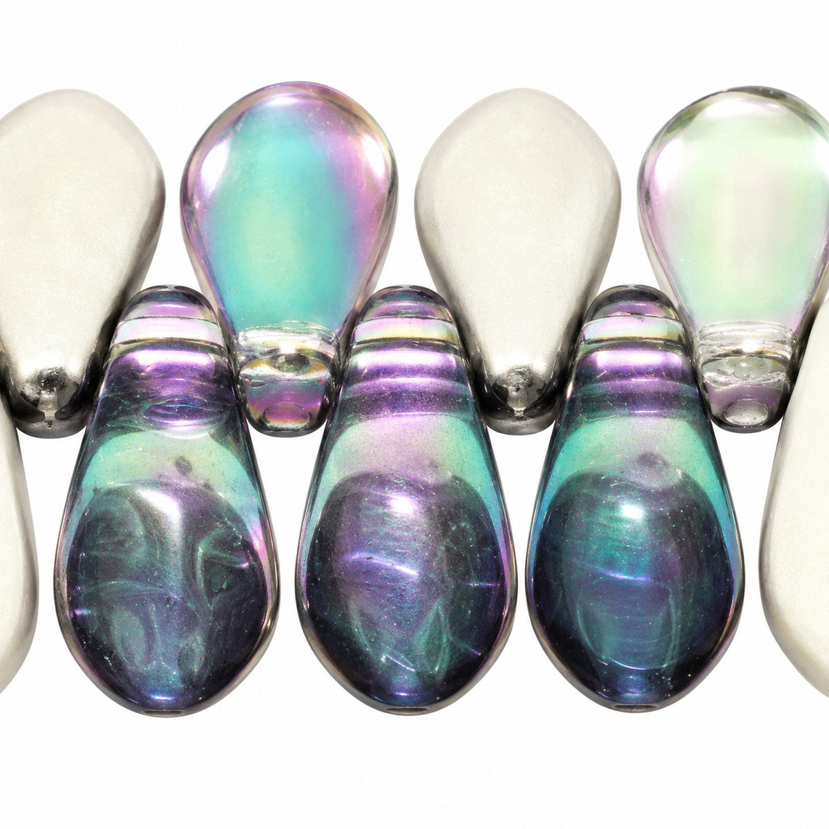Dagger Beads, Crystal 26536 (00030-26536), Glass, Czech Republic