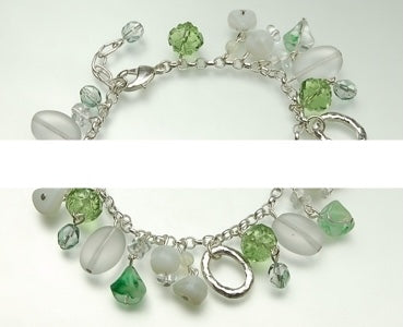 3 pcs Jewelry piece with Czech Glass Beads (OUTLET Vintage)