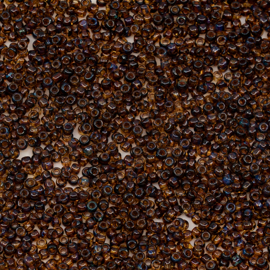 OUTLET 250g TOHO Beads Round, 11/0, Transparent Rosaline Travertin (11-86800), Glass, Czech Republic