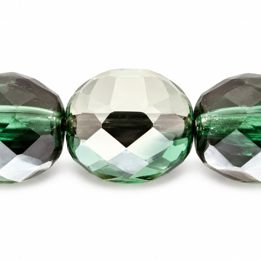 Faceted Special Cut Beads, 50300 Chrom (50300-27401), Glass, Czech Republic