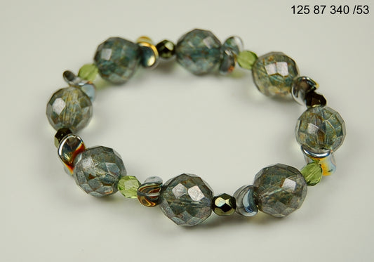 3 pcs Jewelry piece with Czech Glass Beads (OUTLET Vintage)