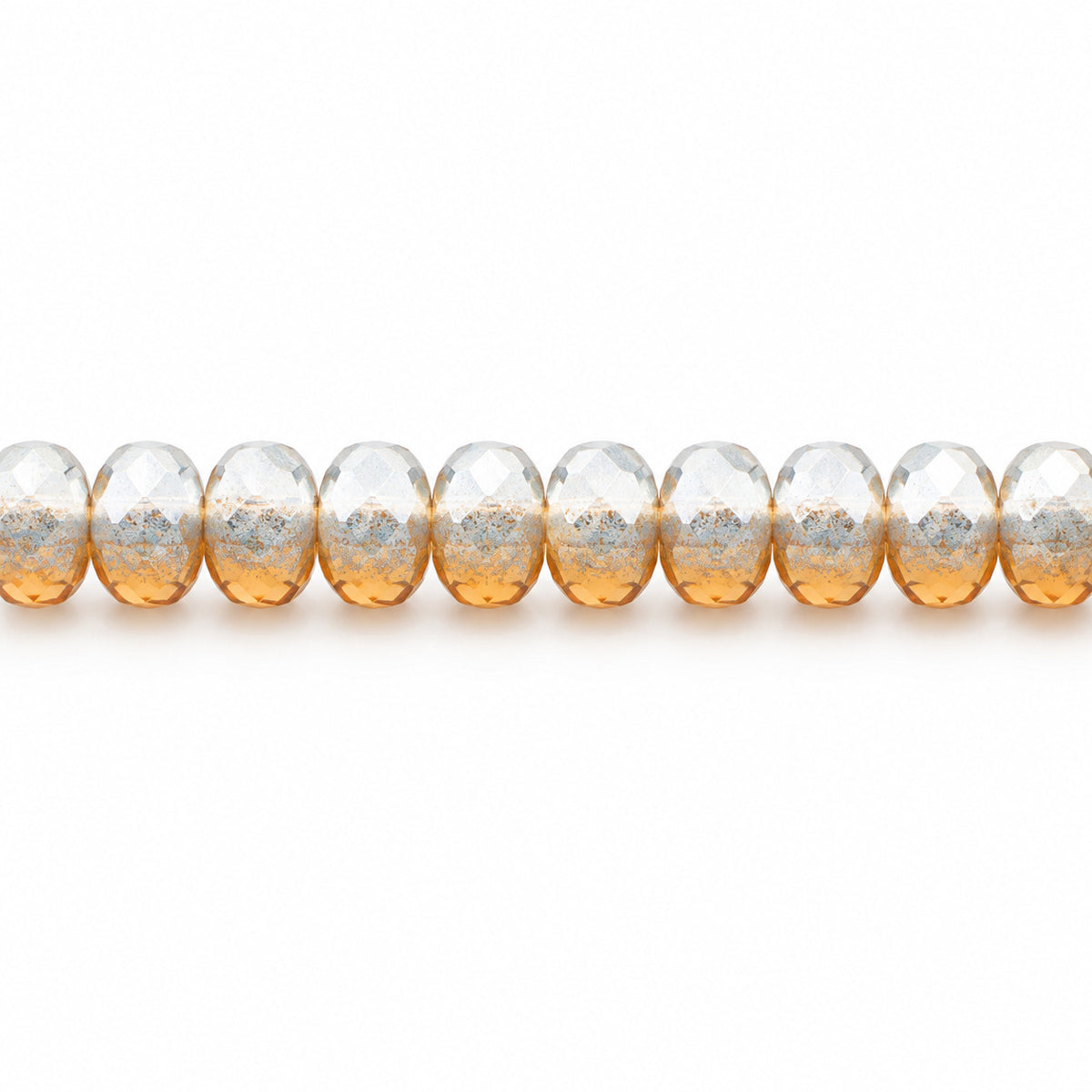 Special Cut Faceted Fire Polished Beads, Opal White (01000), Glass, Czech Republic