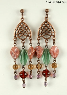 3 pcs Jewelry piece with Czech Glass Beads (OUTLET Vintage)