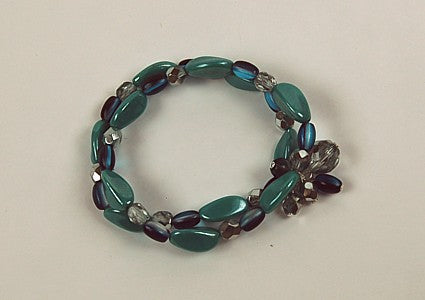 3 pcs Jewelry piece with Czech Glass Beads (OUTLET Vintage)