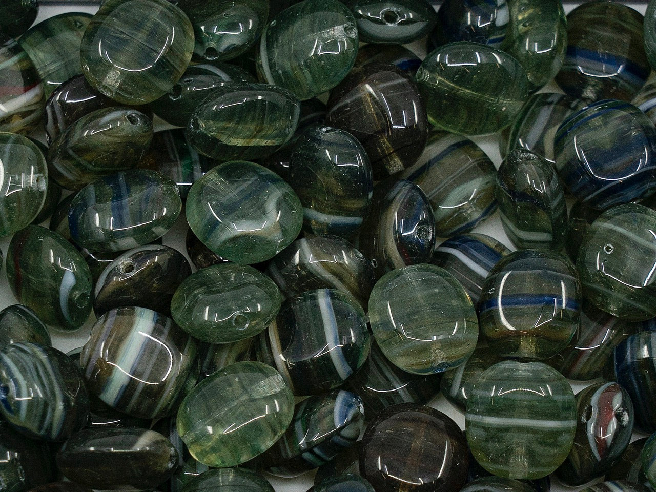 OUTLET Pressed Beads,  mm, Glass, Czech Republic