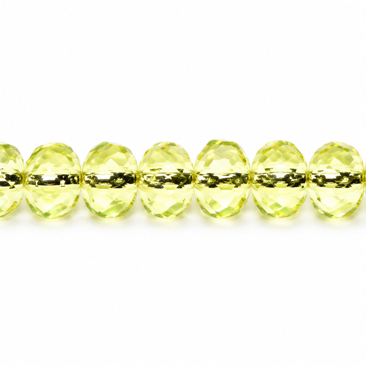 Special Cut Faceted Fire Polished Beads, Transparent Green (50200), Glass, Czech Republic