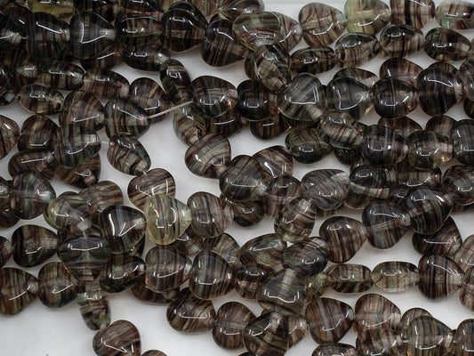 OUTLET Heart Beads, 6 mm, Glass, Czech Republic