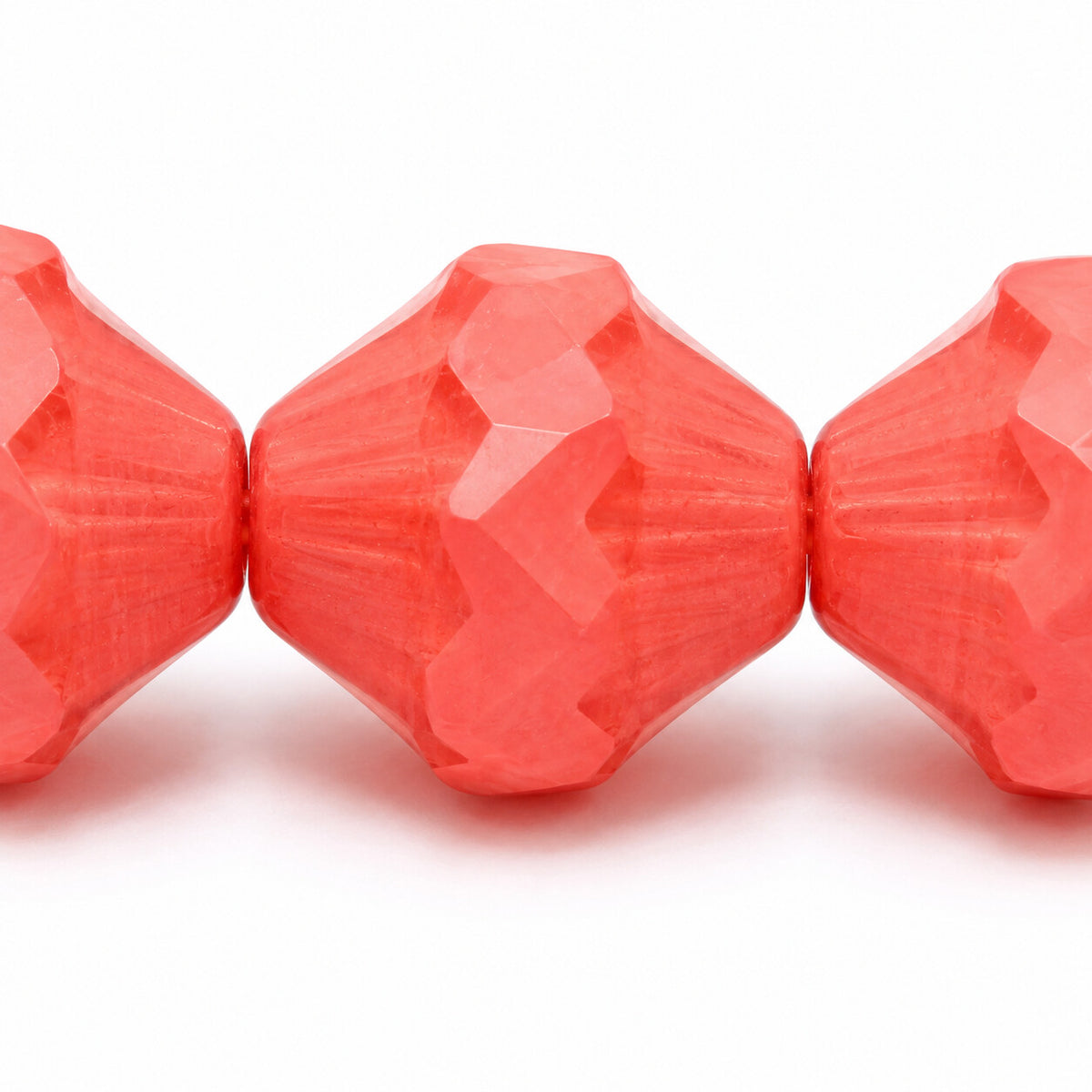 Faceted Special Cut Beads Lanterns, Chalk White 33009 (03000-33009), Glass, Czech Republic