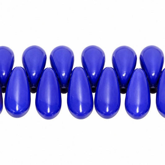 Dagger Beads, Rich Blue (33060), Glass, Czech Republic