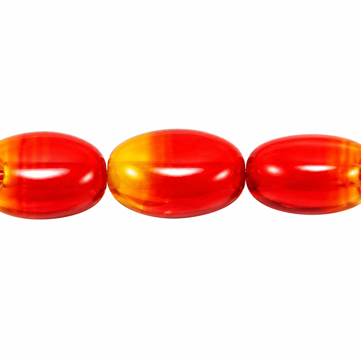 Oval Beads, X2414 (x2414), Glass, Czech Republic