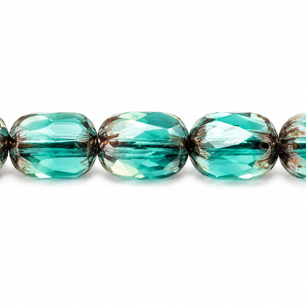 Faceted Fire Polished Beads Special Cut, X3123 Bronze (x3123-14415), Glass, Czech Republic