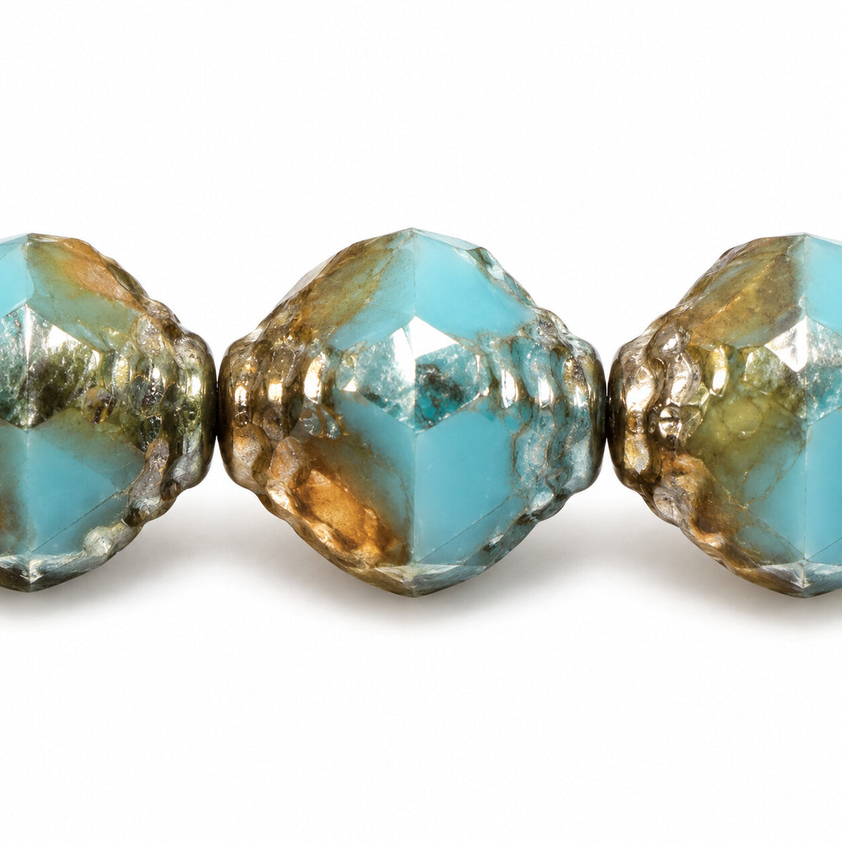 Wasp Special Cut Faceted Fire Polished Beads, X1023 Platin (x1023-13702), Glass, Czech Republic