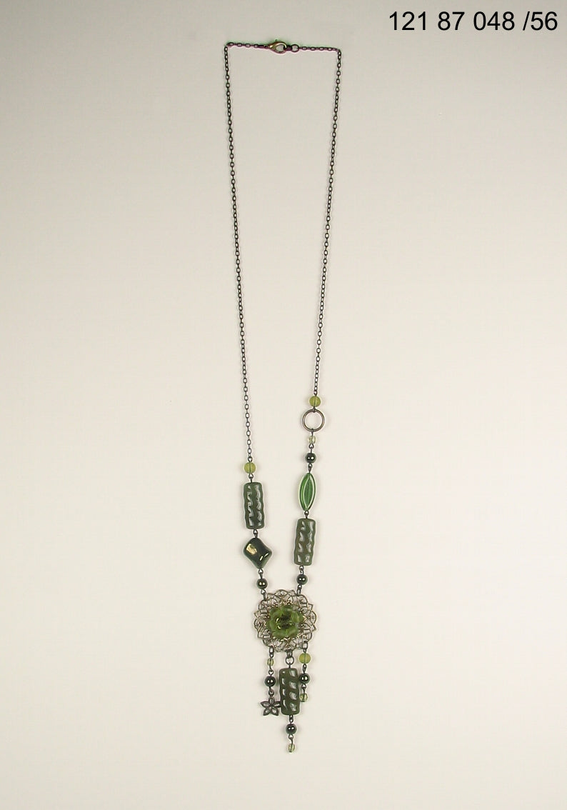 3 pcs Jewelry piece with Czech Glass Beads (OUTLET Vintage)