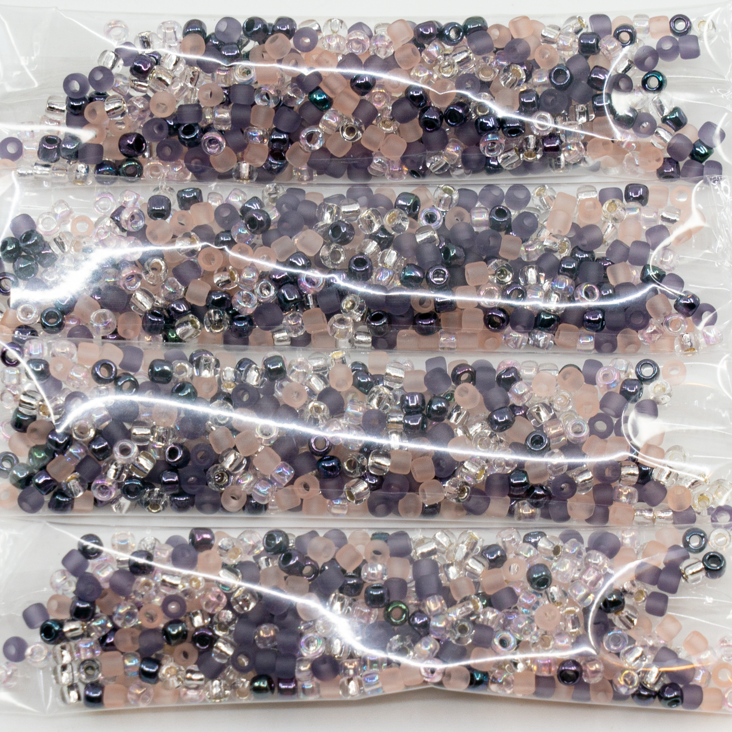 OUTLET 10 grams TOHO Round Seed Beads, 8/0, Mix Purple 01 (), Glass, Czech Republic