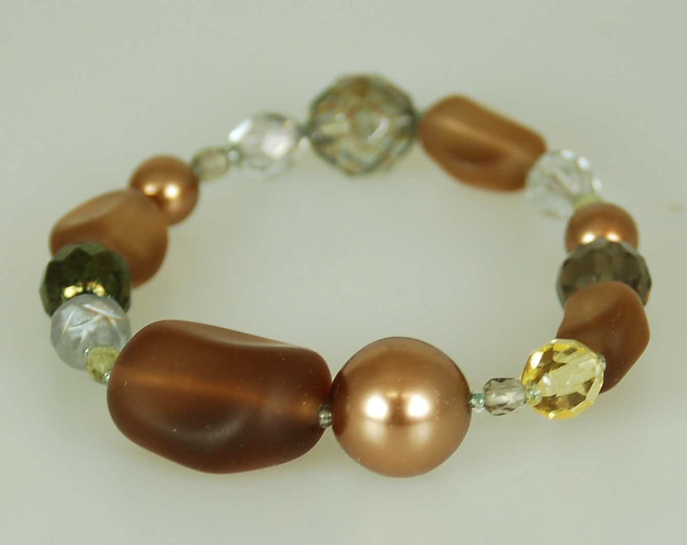 3 pcs Jewelry piece with Czech Glass Beads (OUTLET Vintage)