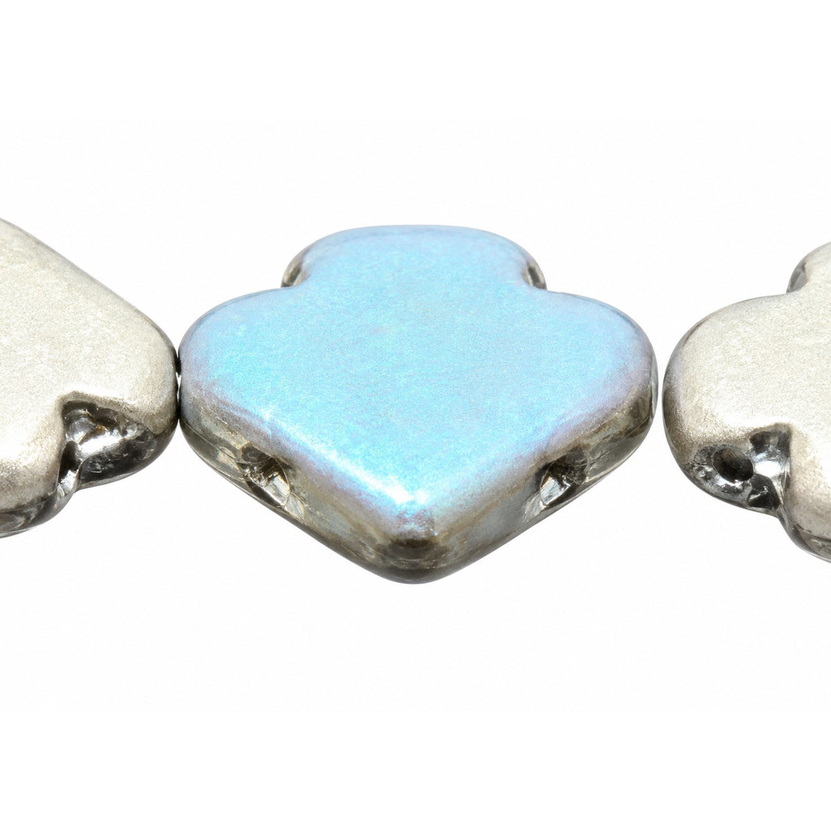Arrow Beads - Hole From Side To Side, Black 98853 (23980-98853), Glass, Czech Republic