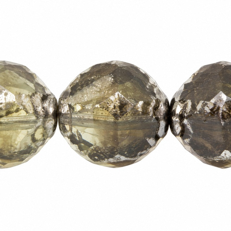 Wasp Special Cut Faceted Fire Polished Beads, X3167 Platin (x3167-13702), Glass, Czech Republic