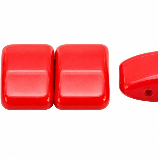 Carrier Beads, Red (93190), Glass, Czech Republic