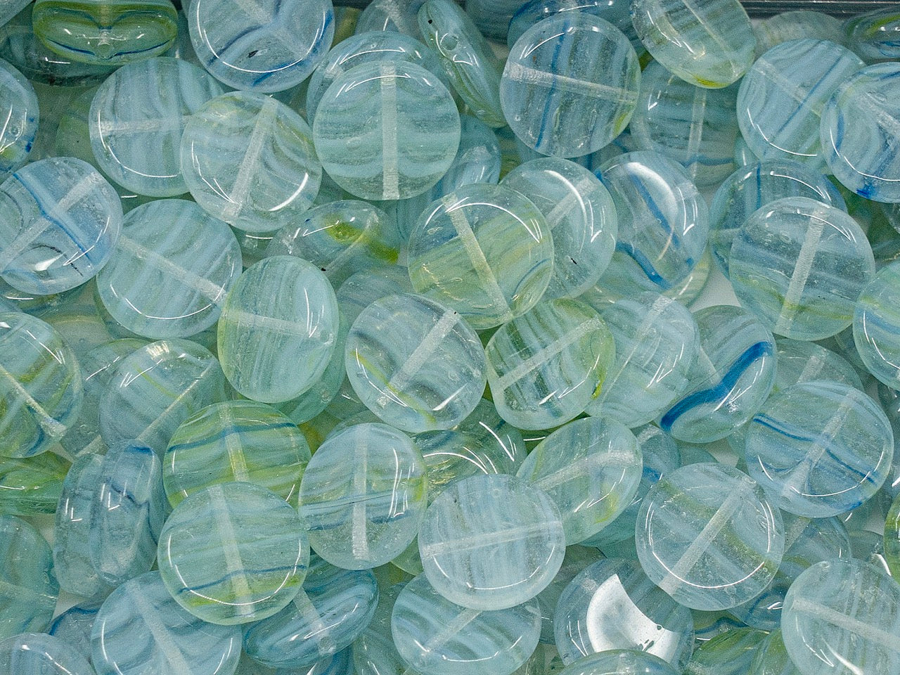 OUTLET Pressed Beads,  mm, Glass, Czech Republic