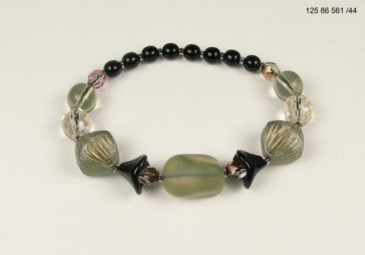 3 pcs Jewelry piece with Czech Glass Beads (OUTLET Vintage)