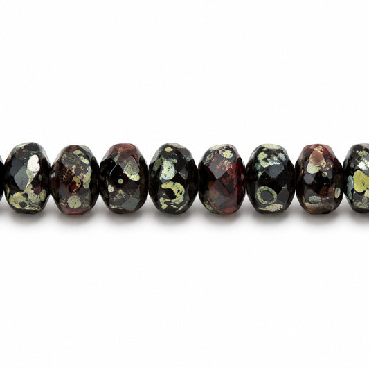 Special Cut Faceted Fire Polished Beads, Black Stain Strong (23980-86805), Glass, Czech Republic