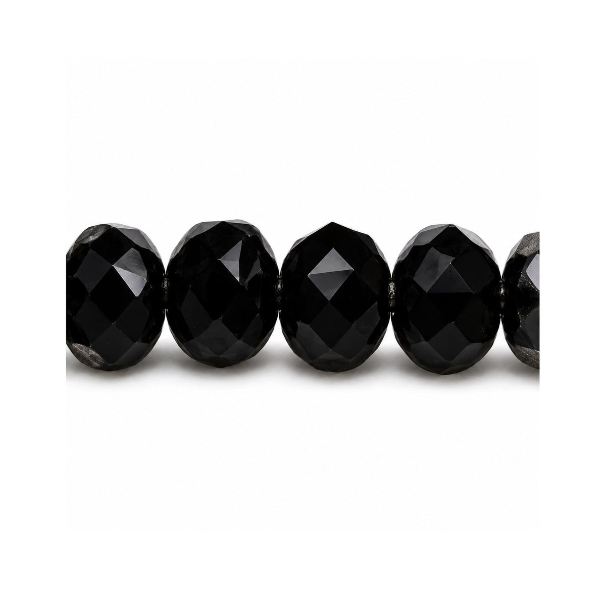 Special Cut Faceted Fire Polished Beads, Black (23980), Glass, Czech Republic