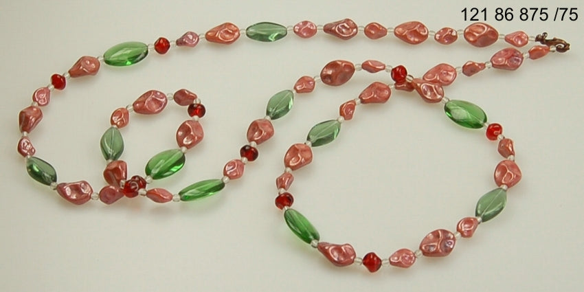 3 pcs Jewelry piece with Czech Glass Beads (OUTLET Vintage)