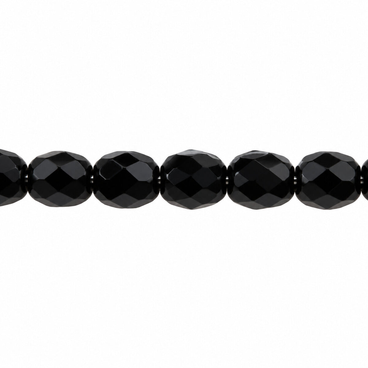 Faceted Special Cut Beads, Black Travertin (23980-86800), Glass, Czech Republic