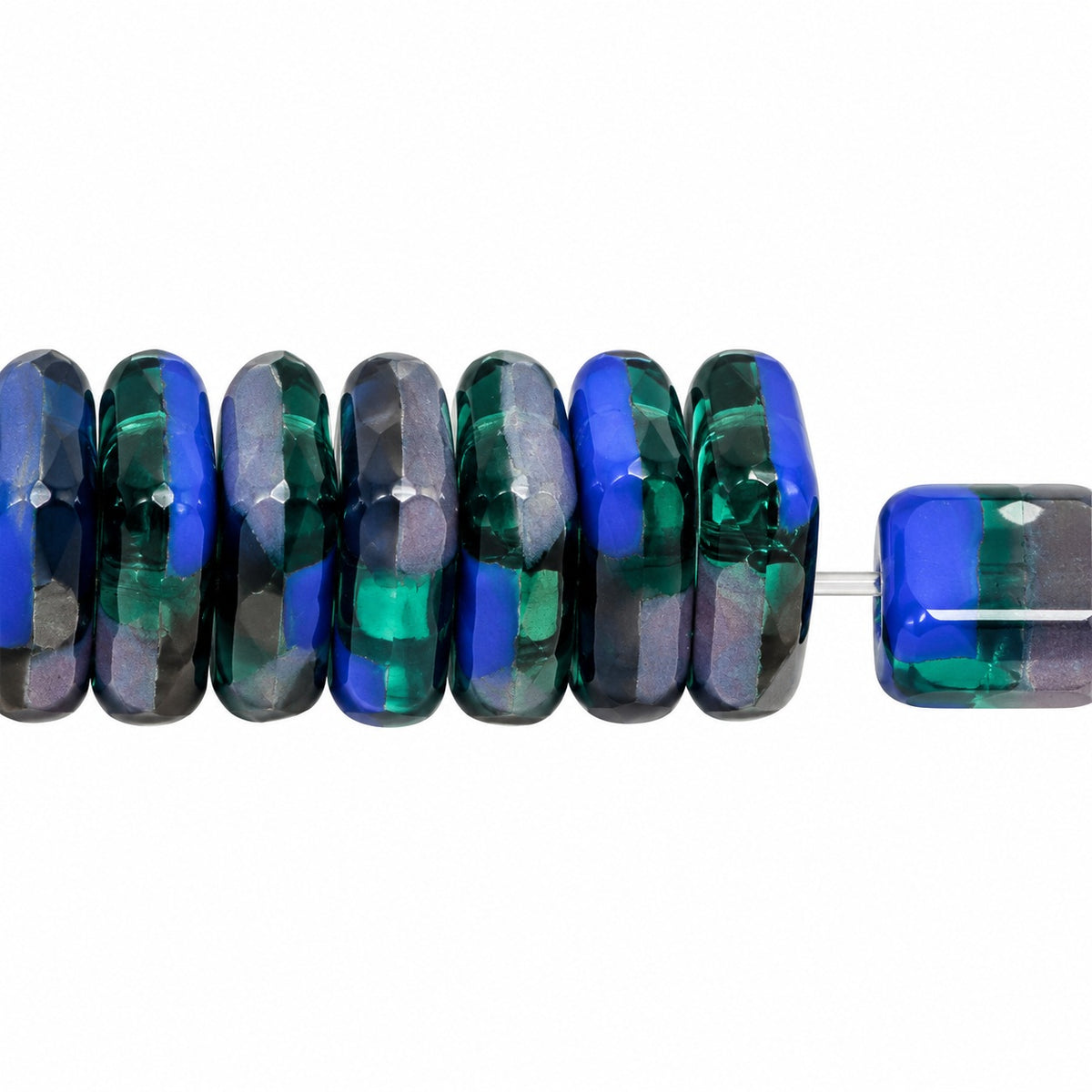 Squarelet Beads, X1740 (x1740), Glass, Czech Republic