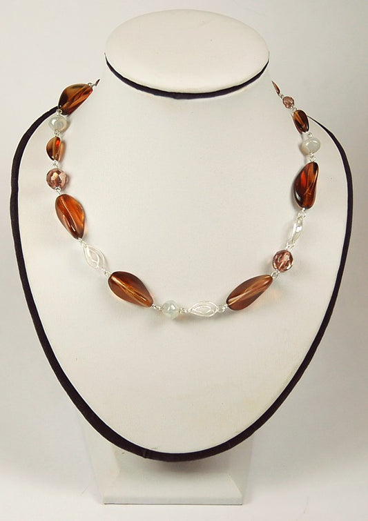 3 pcs Jewelry piece with Czech Glass Beads (OUTLET Vintage)