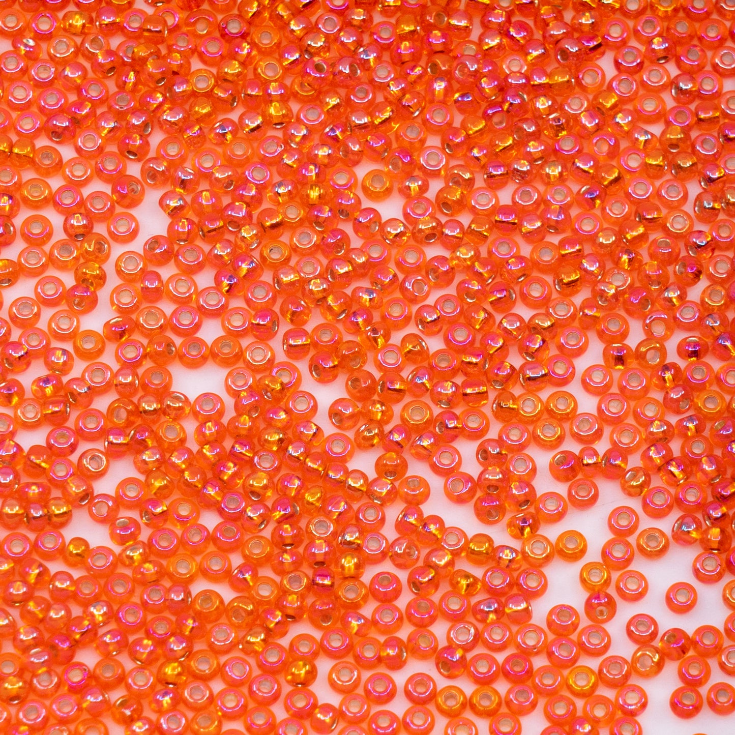 OUTLET 10 grams Preciosa Ornela Seed Beads, Round Hole, Loose, 10/0, hyacinth, silver lined (97039), Glass, Czech Republic