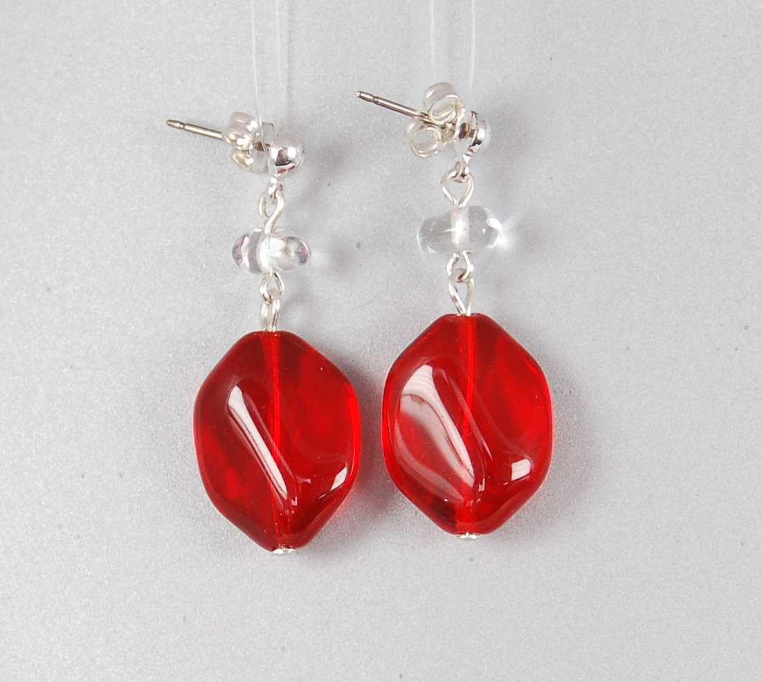 3 pcs Jewelry piece with Czech Glass Beads (OUTLET Vintage)