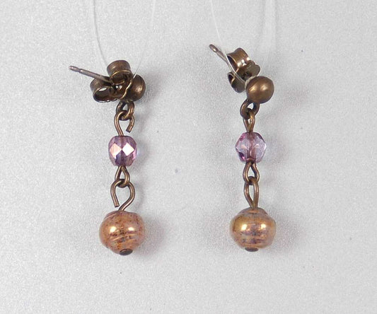 3 pcs Jewelry piece with Czech Glass Beads (OUTLET Vintage)