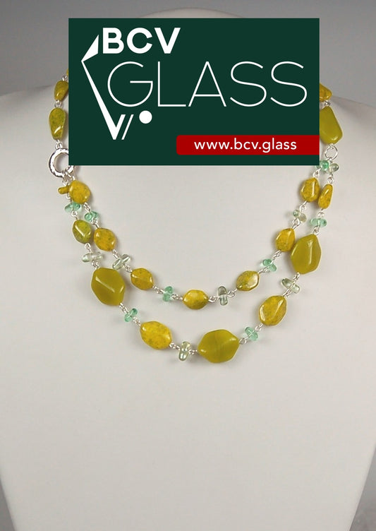 3 pcs Jewelry piece with Czech Glass Beads (OUTLET Vintage)