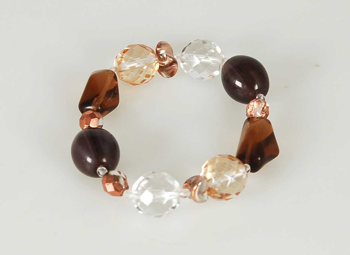 3 pcs Jewelry piece with Czech Glass Beads (OUTLET Vintage)