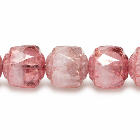 Cathedral Faceted Fire Polished Beads, X3198 Terracotta Red (x3198-15495), Glass, Czech Republic