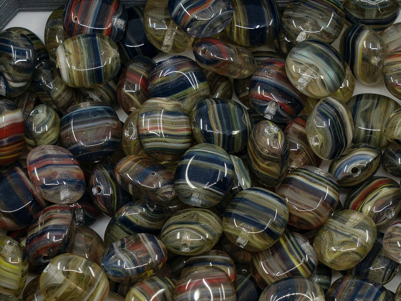 OUTLET Pressed Beads,  mm, Glass, Czech Republic