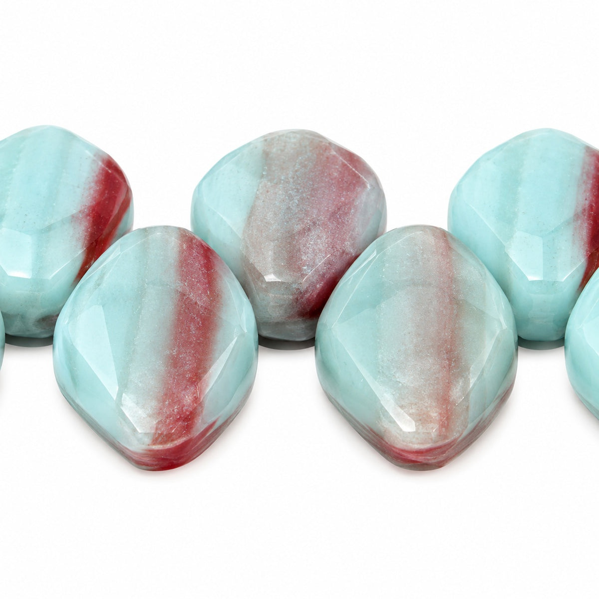 Small Leaf Pressed Beads, X1054 (x1054), Glass, Czech Republic