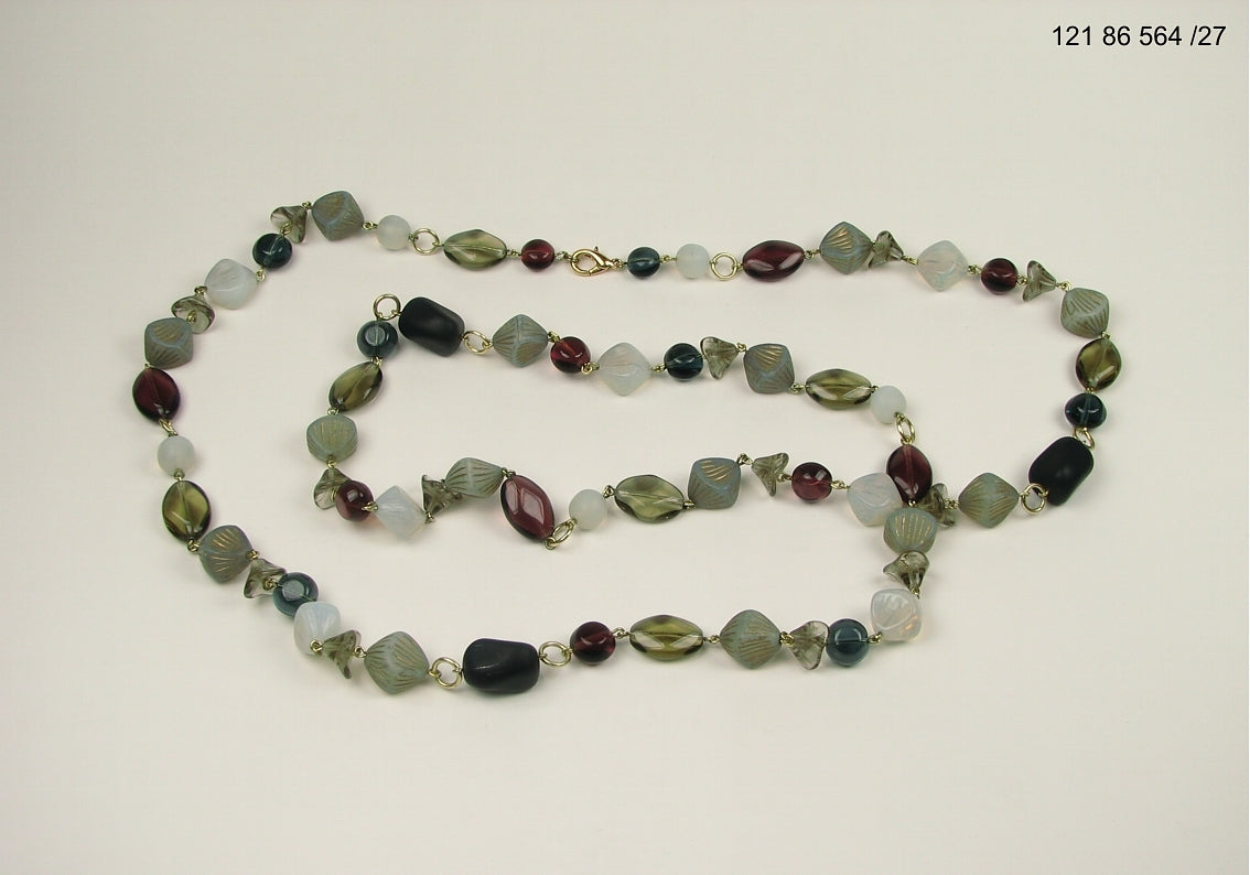 3 pcs Jewelry piece with Czech Glass Beads (OUTLET Vintage)