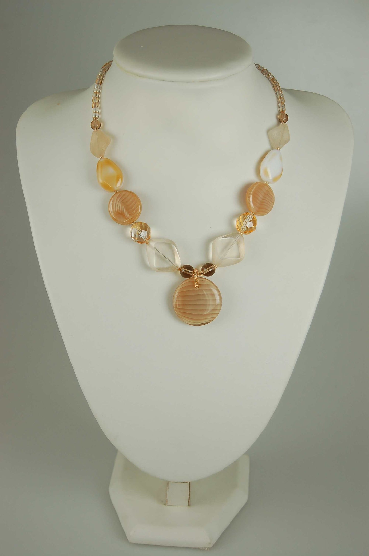 3 pcs Jewelry piece with Czech Glass Beads (OUTLET Vintage)